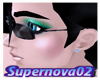 3D Diamond earring left