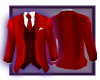 3 Piece Red Suit