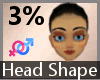 Head Shaper Thick 3% F A
