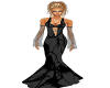 Blk on Blk Fishtail Gown