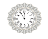 Silver Wall Clock v4