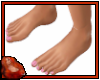 *C Bare Feet Nails Pink
