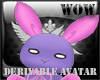 !WOW Purple Bunny