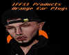 {F} Orange Ear Plugs