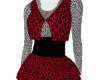 red leopard print outfit