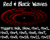 xV| Red & Black Waves