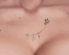 chest tattoo ❤❁✞