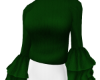 Ruffle Sleeves green
