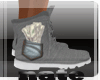 light grey money boots