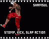Stomp, Kick, Slap Action