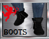 DC.. BOOTS BLACK  MALE