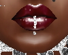 diamonds lips piercing