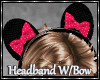 Headband - Pink Bow