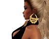 Gold Princess Earrings