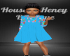 Girls Blue Dino Romper