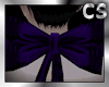 ^CS^ PurPl Silk Neck Bow