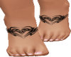 ~M~ Heart Tattoo Feet