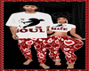 V Day Couples Baggy Pant