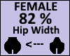 Hip Scaler 82% Female