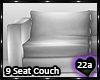 22a_9 Seat Couch White