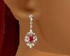 Diamonds~Ruby Earrings