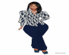 Navy Blue Ofc. Pants