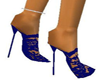 Dark Blue Lace Heels