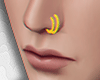 2x Gold Piercing 'Nose
