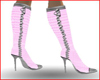 !Pink Lace Boots