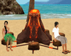 Tiki Volcano Ride anim