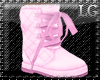 (LG)Short Boots Pink