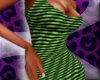 [FM] Green Striped Dress