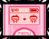 {c} iPod love-sticker