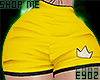 Yellow 𝓧 Sport Shorts