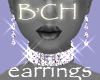 Amethyst Diamond earings