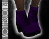 Ankle Boots Purple Witch