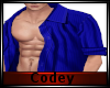 Blue Open Shirt