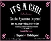 Zaria Ayanna Legend BC