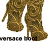 versace gold boot