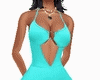 VESTIDO SEXI TURQUESA