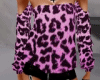Pom leopard pink
