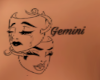 Gemini Chest Tattoo