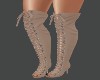 !R! Tan Laced Boots