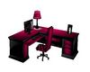 ~CZ~Pink n Black Desks