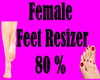 Female Feet Resizer 80%