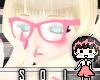 !S_kawaii pink Glasses 