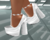 Rincon White Heels