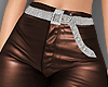 E* Brown Leather Pant RL