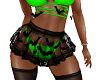 Green SkirtHalloweenBats