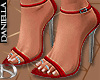 D| Heels + Rings Red